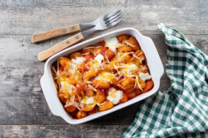 Healthy Sweet Potato and Bacon Breakfast Casserole