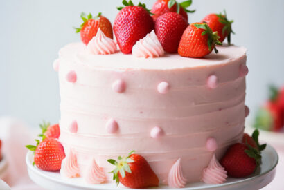 Thumbnail for Homemade Strawberry Cake – Real and easy Fruit Flavor