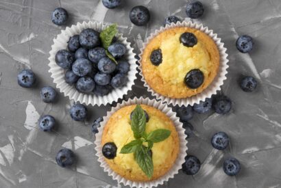 Thumbnail for Blueberry Muffins – Moist & Bursting with Berries