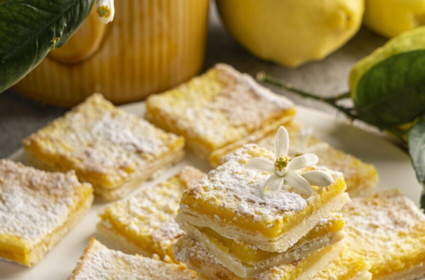 Lemon Bars with Shortbread