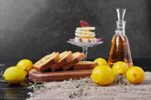 Lemon Bars with Shortbread Crust ingredients